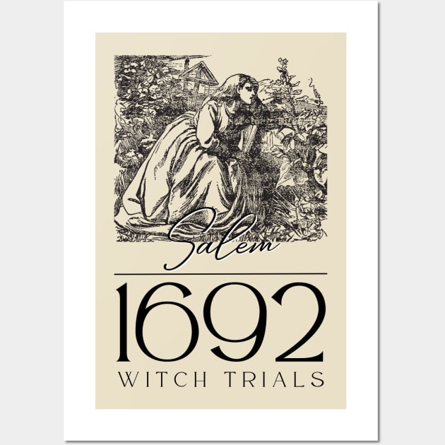 1692 Salem Witch Trials Wall Art by Golden Eagle Design Studio